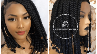 Box braids wig