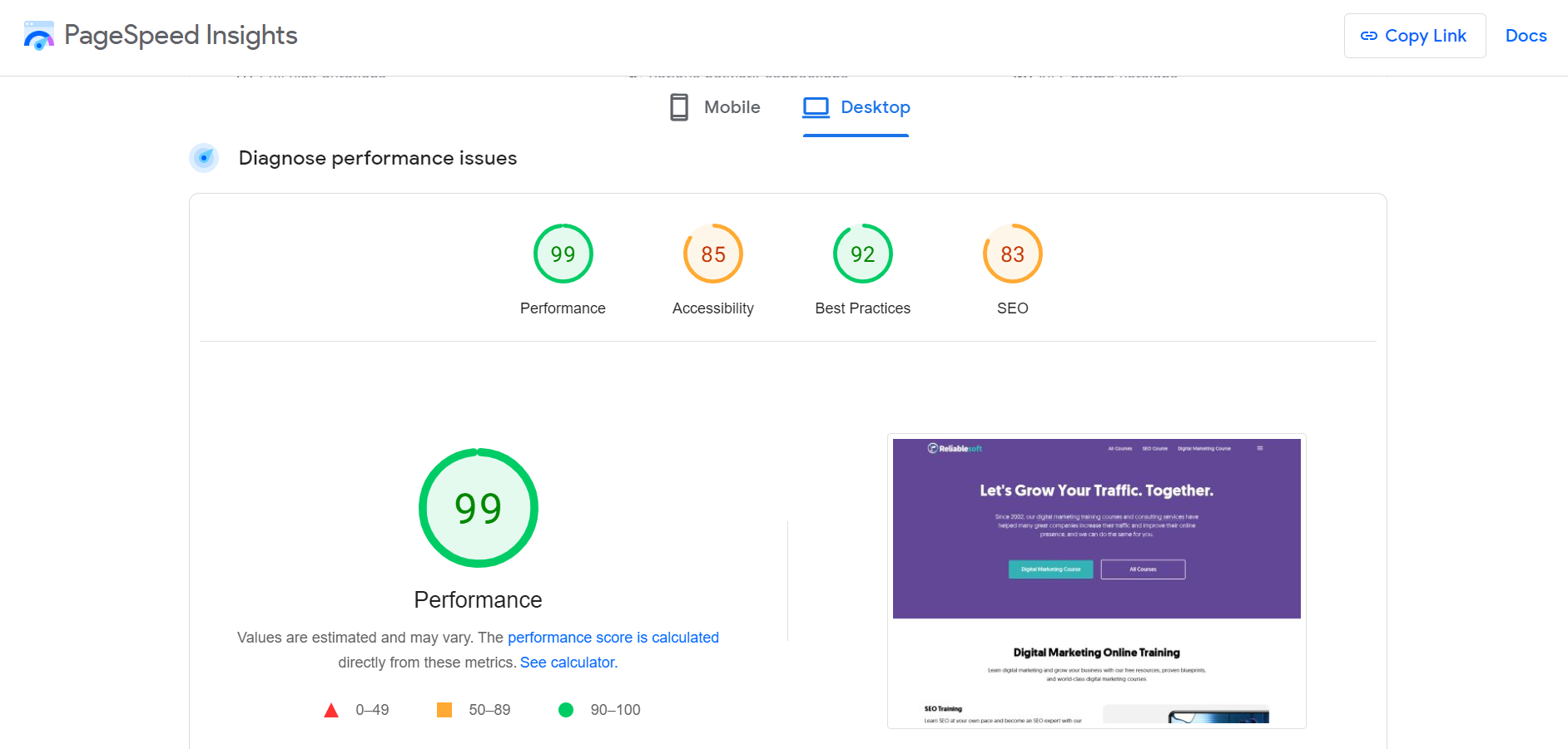PageSpeed-Insights-Google